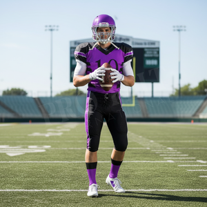 LOW MOQ Customized OEM ODM Sublimation Team Wear Training American Football Uniforms High Impact Resistance Football Wear Kits - Product Image 3