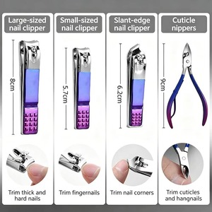 18 30pcs Stainless Steel Manicure Pedicure <b>Kit</b> All-in One with Storage Box <b>Nail</b> Clipper Set Multifunctional <b>nail</b> care <b>kit</b> Adult - Product Image 4
