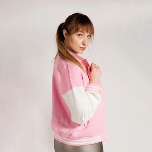 Best <b>Women</b> Varsity <b>Jacket</b> Hot Selling Anti Wrinkle Breathable Top Trending <b>Women</b> Varsity <b>Jacket</b> with <b>Light</b> Weight - Product Image 3