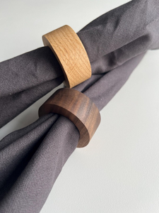 Anillos de Servilleta de Madera con Acabado Natural, Hechos a Mano, Vintage, Accesorios para Mesa de Comedor, Ecológicos, Forma Personalizada, Decoración - Product Image 2