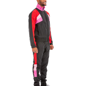 Conjunto de chándal cortavientos de diseño personalizado al por mayor, conjunto de joggers casuales, cortavientos deportivo de calle de gran venta para hombre - Product Image 3