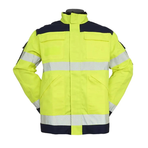 Hi Vis Reflective <b>Waterproof</b> Windproof Breathable CE Certified Safety <b>Work</b> Jacket Custom Logo Printing for Winter Construction - Product Image 6