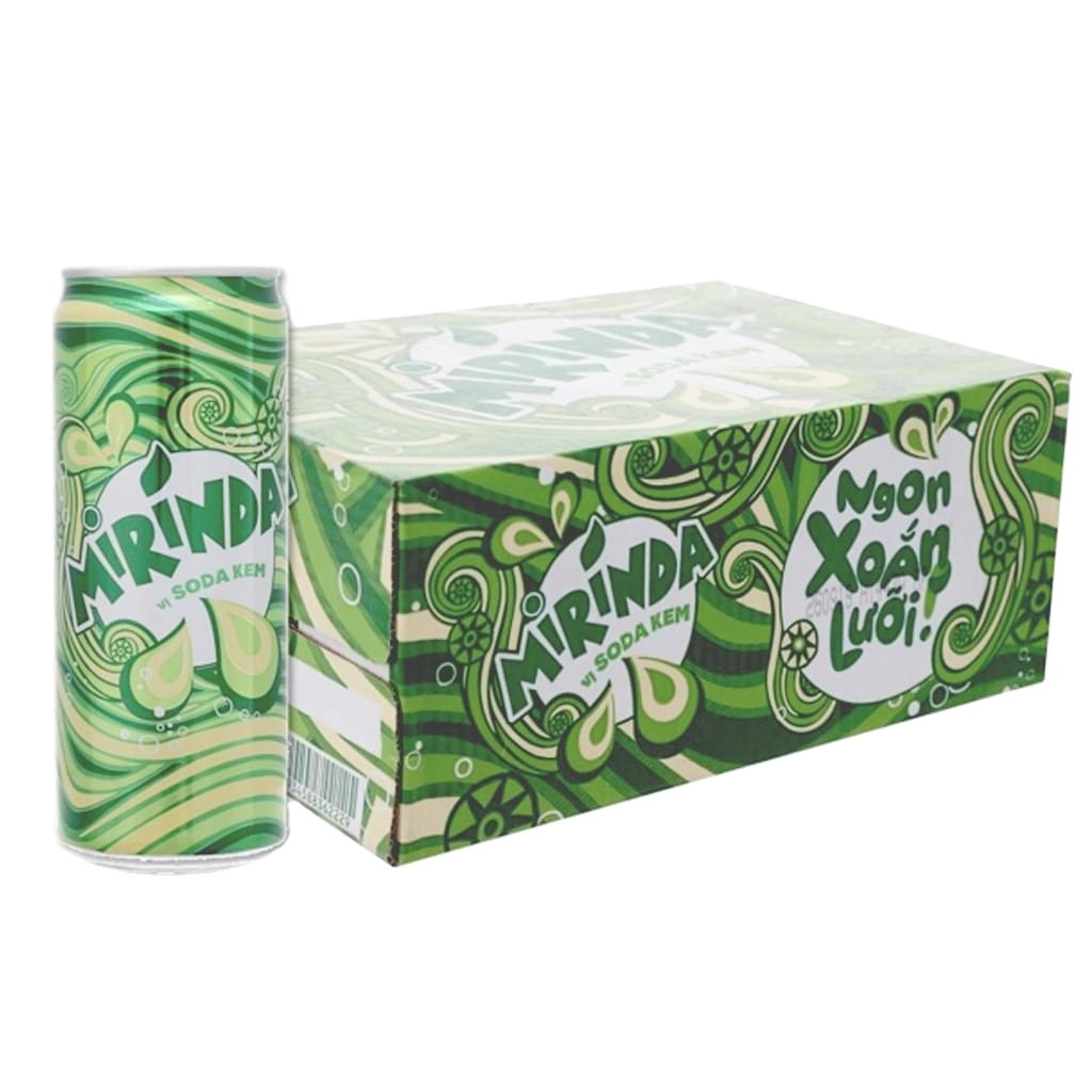 Оптовая продажа, содовый крем Mirinda, безалкогольные напитки 320 мл/вьетнамский экспортер газированных напитков Mirinda