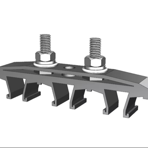 Abrazadera de colgar CMK para grúa EOT de 3 polos, material de fibra de vidrio natural de alta calidad, naranja, conexión a presión, tamaño personalizado - Product Image 3