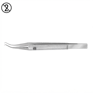 Pinzas Girard de 0.12 mm, Izquierdas, Desechables, de un Solo Uso, Instrumento Quirúrgico Oftálmico, Pinzas Microquirúrgicas de Acero Inoxidable para Córnea - Product Image 1