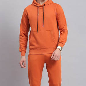 Ensemble de jogging en molleton orange uni pour homme personnalisé |   Ensemble de jogging à capuche coupe classique 100% coton, style sportif streetwear |   Vente en gros - Product Image 6