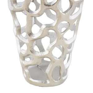 Jarrón Minimalista de Mesa Colección Gallery, Blanco, Boca Ancha, 23 cm de Altura, Ø10.2-20 cm - Product Image 2