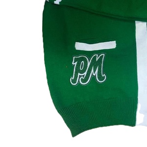 Cárdigan de invierno para hombre de University College, suéter de punto con letras, transpirable de secado rápido, poliéster/algodón, manga larga con parte delantera abierta - Product Image 3