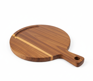 Wholesale Custom Acacia <b>Wood</b> Rectangle Cheese Board Cutting Block Handle 1.5cm Thick Dishwasher Safe Easy Clean Serving Z - Product Image 5