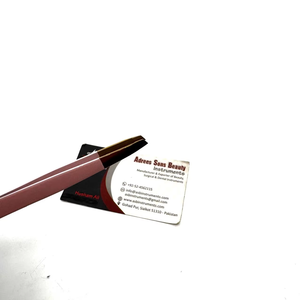 Pince à épiler en acier inoxydable rose doré à pointe inclinée pour sourcils, outil de façonnage pour l'épilation, logo personnalisé imprimé, service OEM en gros - Product Image 3