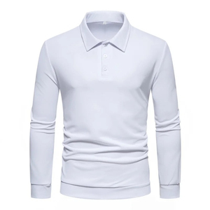 Wholesale Breathable Knitted Full Sleeve for <b>Shirt</b> Custom Long Sleeve for OEM <b>Polyester</b> Pique Digital Printing Supplier Men - Product Image 2