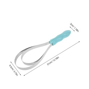 Peigne à double face en acier inoxydable pour animaux de compagnie, outil de toilettage pour chevaux, bovins et moutons, grattoir dentelé efficace pour l'élimination des poils - Product Image 3