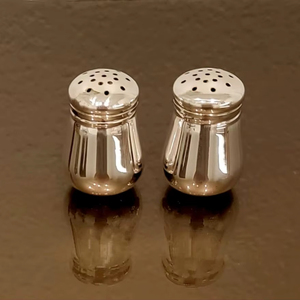 Saleros y pimenteros duraderos de acero inoxidable para el hogar, cocina, comedor, restaurante y servicio de hotel - Product Image 1