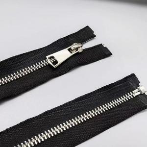 Échantillon gratuit d'usine, livraison rapide, bonne affaire 3 #   Fermetures éclair métalliques de 20 cm à extrémité ouverte pour sacs, manteaux et vêtements - Product Image 3