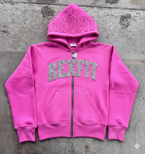 Streetwear <b>Top</b> Manufacturer Hoodies New Arrival Custom <b>Distressed</b> Embroidery Best Material <b>Distressed</b> Boxy Fit Zipper Hoodies - Product Image 2