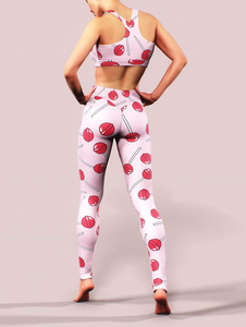 Nuevo Diseño, Shorts de Yoga Transpirables de Secado Rápido para Gimnasio, Cintura Media con Cordón, Conjuntos de Yoga para Mujer, Spandex/Poliéster, Tallas Grandes - Product Image 3