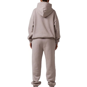 Premium Quality Cotton Tracksuit Set <b>Zip</b>-<b>up</b> <b>Jacket</b> Lightweight Waterproof Breathable Set Training Tracksuit Women Customized - Product Image 6