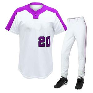 Tenue de baseball personnalisée ultra confortable pour équipe, avec coutures dynamiques, matière légère, coupe professionnelle, vêtements de sport, uniforme de baseball - Product Image 4