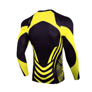 Combinaison de compression sur mesure pour homme, fabriquée en usine, imprimée, en Spandex/Polyester, séchage rapide, respirante, pour arts martiaux mixtes - Product Image 5