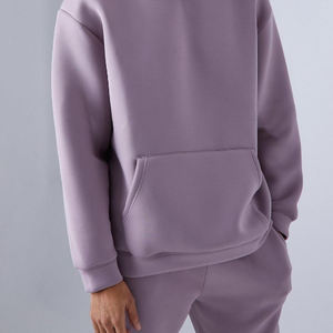 Ensemble de survêtement de qualité supérieure : sweat à capuche personnalisé et pantalon évasé – Vente flash – Survêtement 100 % coton de qualité supérieure - Product Image 3