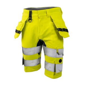 Men Outdoor <b>Work</b> Shorts Safety <b>Cargo</b> High Visibility Construction Shorts Solid Reflective Tapes <b>Work</b> Shorts - Product Image 6
