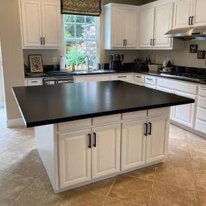 Black Granite Polished Modern Kitchen Island Countertop Work Surface for Kitchen Office Hotel Villa - Product Image 2