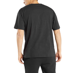 T-shirt unisexe à col rond et manches courtes, coupe ajustée, 100 % coton épais 220 GSM, écologique, impression personnalisée sur le devant, directement de l'usine - Product Image 5