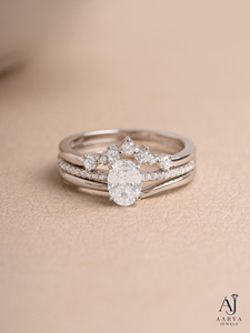 Bague de fiançailles de luxe en argent 925 plaqué or avec moissanite ovale centrale et halo, bijou de mariage pour cadeau de mariée - Product Image 3
