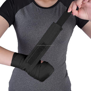 Gants de boxe en coton élastique à demi-doigts pour hommes et femmes pour le Muay Thai et enveloppement à la main. - Product Image 5