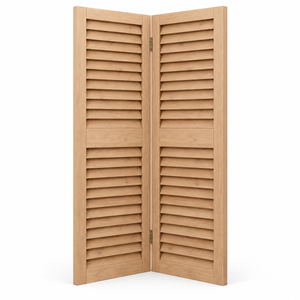 Panneaux de fenêtres extérieurs à lamelles en bois naturel sur mesure pour la décoration de cottages et de fermes, volets en bois massif - Product Image 4