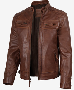 Chaqueta de Motociclista Acolchada de Lana/Nylon para Hombre SBEA IMPEX, Corte Ajustado, Botones Cubiertos, Abrigo para Motociclismo, Ecológica, Invierno, Personalizada OEM - Product Image 2
