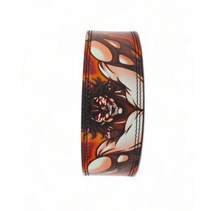 Ceinture de musculation pour homme en cuir artificiel, réglable, avec boucle de maintien lombaire, pour entraînement de force en salle de sport - Product Image 4
