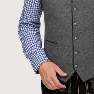Nueva Colección de Chalecos para Hombre, 100% Poliéster, Reversible, Bordado, Estilo Bávaro, Oktoberfest, Elegante - Product Image 2