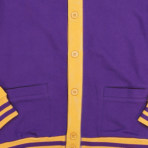 Nouvel Arrivage – Cardigan Homme ASB Violet – Vente en Gros – Col en V Personnalisé – Tricot Laine Acrylique Anti-rétrécissement Séchage Rapide – Broderie – Pull de Fraternité - Product Image 4