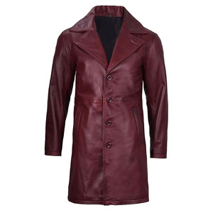 2026 New Custom Men's Leather Winter <b>Coat</b> High Quality Winter <b>Long</b> <b>Coat</b> In Wholesale Price - Product Image 1