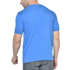 เสื้อยืดผู้ชายสีพื้นสไตล์วินเทจขายดี ผลิตจากโพลีเอสเตอร์ 100% ระบายอากาศได้ดี เหมาะสำหรับใส่ลำลองในฤดูร้อน พร้อมรับสกรีนโลโก้ ขายส่ง - Product Image 3