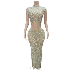 เดรสออกงานผู้หญิงขายดี ระบายอากาศได้ดี สไตล์ใหม่ สีพื้น ใส่สบาย - Product Image 1