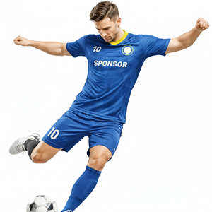 Camiseta de Fútbol Deportiva Formal, Uniforme de Fútbol sin Costuras, Sublimación por Transferencia, Transpirable, de Secado Rápido, Unisex, de Manga Corta - Product Image 3