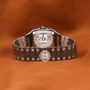 Reloj de Lujo para Hombre con Cristales de Zafiro, Movimiento de Cuarzo, Resistente al Agua, con Incrustaciones de Diamantes, en Acero Inoxidable de Excelente Calidad - Product Image 2