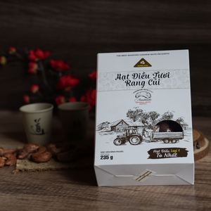 Meilleur Choix Dong Phu Noix de Cajou Bio W240 Grillées Salées Premium du Vietnam, Boîte Cadeau en Papier, Snack 235g - Product Image 6