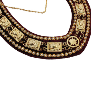 Nuevo Diseño, Collar de Grados Masónicos Fabricado en Fábrica, Collar Masónico Chapado en Oro, Regalia Masónica, Collar de Cadena Más Vendido - Product Image 2