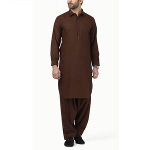 Conjunto de Kurta Tradicional de Algodón para Hombre OEM 2026, Shalwar Kameez de Moda, Ropa Étnica de Alta Calidad, Marca Privada, Directo de Fábrica - Product Image 1