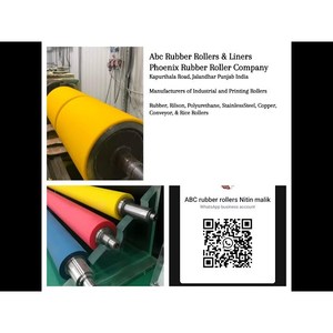 Phoenix Abc Polyurethane PU <b>Rubber</b> Rollers 35-95 Hardness Industrial Applications for Paper Textile Leather <b>Plastic</b> Industrial - Product Image 4