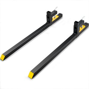 Forche a pinza per pallet per impieghi gravosi, capacità 2000 libbre, 60 pollici, attacco per caricatore frontale per trattore/caricatore a forche - Product Image 4