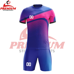 Camisetas de Fútbol Estampadas, Conjunto de Ropa Deportiva de Fútbol Totalmente Sublimada, Uniforme de Fútbol Transpirable de Secado Rápido para Adultos, de Calidad, para Verano - Product Image 4