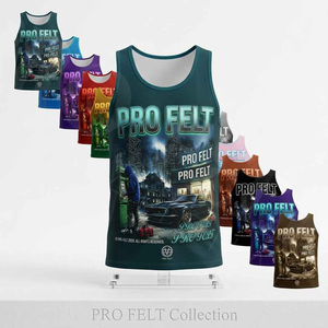 Débardeur sans manches de style luxueux et tendance, couleur personnalisée, streetwear urbain, imprimé graphique personnalisé, t-shirt décontracté de style gym - Product Image 1
