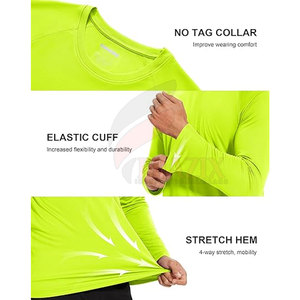 Chemise de travail à manches longues de qualité supérieure, tissu respirant, séchage rapide, vêtements de travail pour la construction industrielle, design durable - Product Image 5