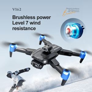 Dron Cuadricóptero Plegable V162 de Alta Calidad para Principiantes, Cámara Dual 8K, Flujo Óptico sin Escobillas, Evitación de Obstáculos, Control Remoto - Product Image 2