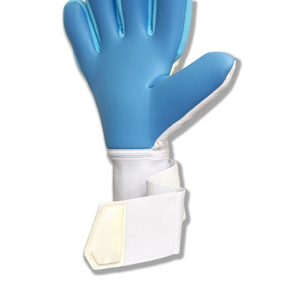 ถุงมือผู้รักษาประตูแบบกันน้ำ ระบายอากาศได้ดี ปรับขนาดได้ สำหรับฟุตบอลมืออาชีพ หนังคุณภาพสูง ยึดเกาะดีเยี่ยม รับผลิตแบบ OEM แบรนด์ส่วนตัว - Product Image 4