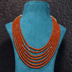 สร้อยคอลูกปัด Carnelian สำหรับเป็นของขวัญงานเลี้ยงงานแต่งงาน - Product Image 1